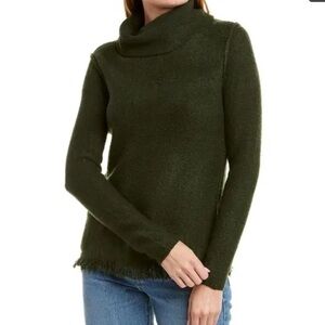 BEACHlunchLOUNGE Lightweight Fringe Cowl Sweater